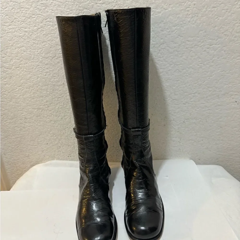ANYA Ponorovskaya NYC boots women size 38 patent